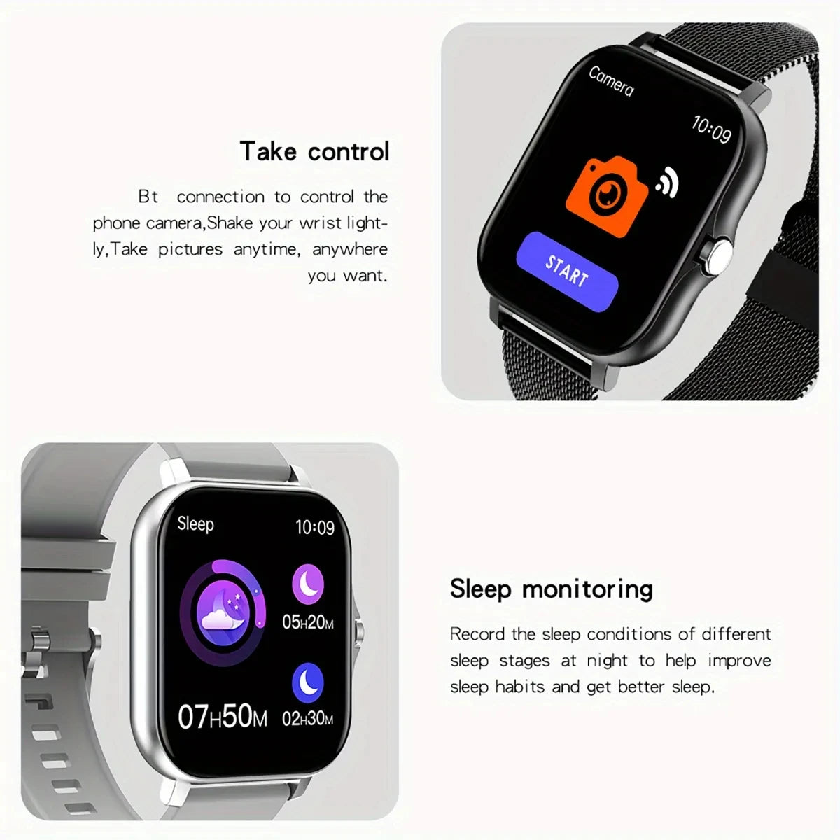 Hands-Free Bluetooth Call Smartwatch with advanced Bluetooth connectivity and fitness tracking. Stylish and functional design.