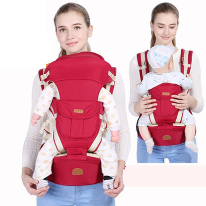 Newborn Ergonomic Baby Carrier Backpack - Hipseat Kangaroo Wrap Sling