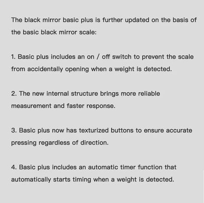 TIMEMORE Black Mirror Basic 2 Electronic Coffee Scale with Auto Timer