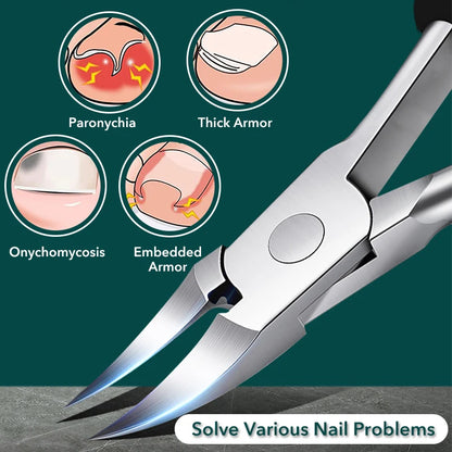 Nail Clippers Ingrown Toenail Podiatry Correction Nippers Cuticle Cutters Cut Paronychia Pedicure Manicure Hand Foot Care Tool