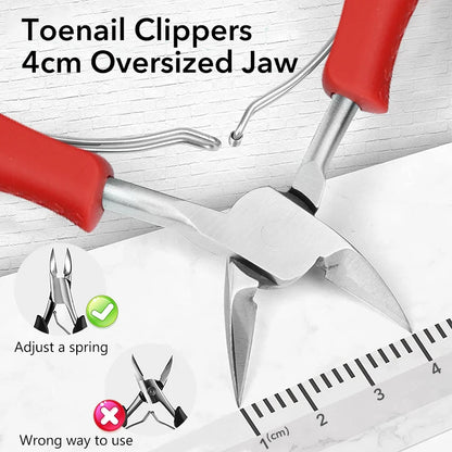 Nail Clippers Ingrown Toenail Podiatry Correction Nippers Cuticle Cutters Cut Paronychia Pedicure Manicure Hand Foot Care Tool