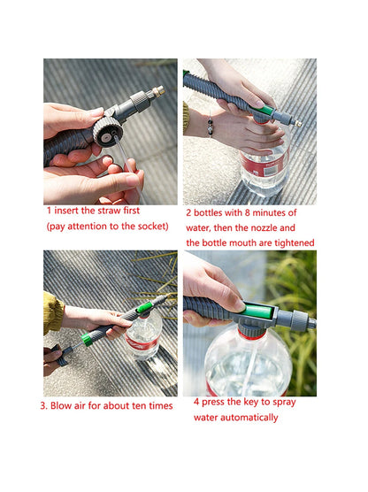 Adjustable High-Pressure Manual Sprayer Nozzle for Bottles - Garden & Agriculture Tool