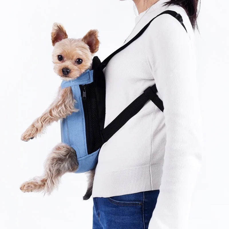 Denim Pet Dog Backpack Outdoor Travel Dog Cat Carrier Bag for Small Dogs Puppy Kedi Carring Bags Pets Products Trasportino Cane