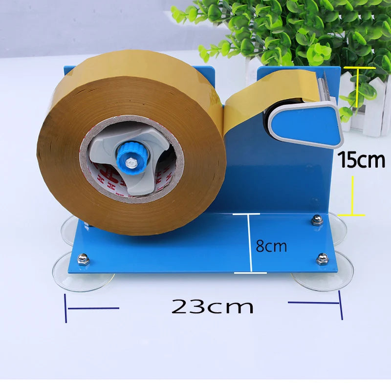 Heavy Duty Packing Tape Dispenser - Handheld Tape Cutter for Carton Sealing