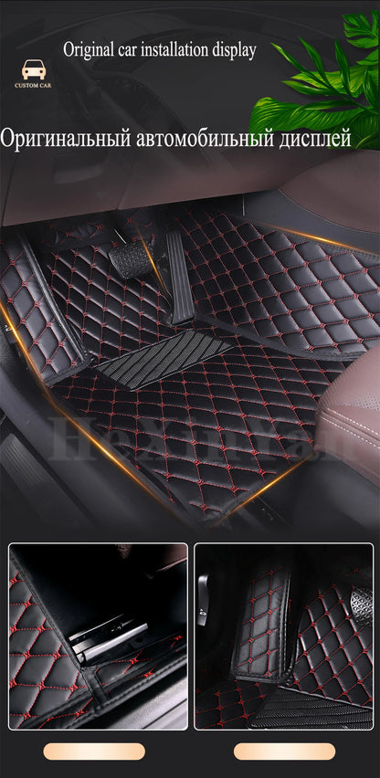 Custom Car Floor Mat for BMW 3 Series M3 All Models E36 E30 E46 E90 E92 F30 G20