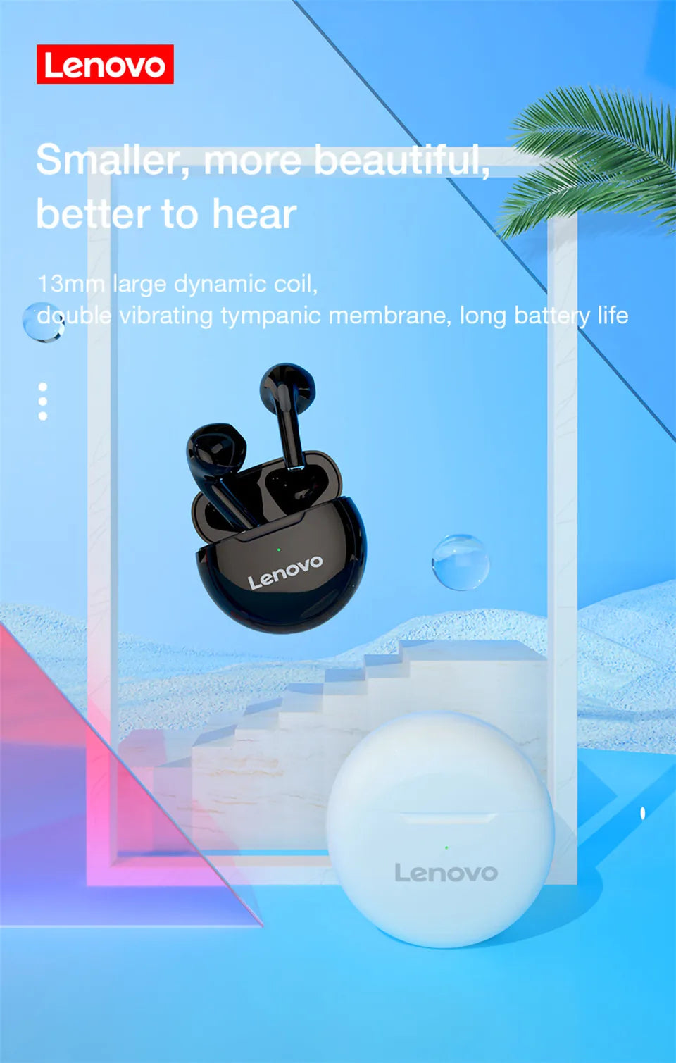 Lenovo HT38 TWS Earphone Wireless Bluetooth