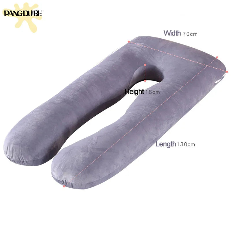 PANGDUBE 100% Cotton Sleeping Support Pillow – Maternity & Nursing Cushion