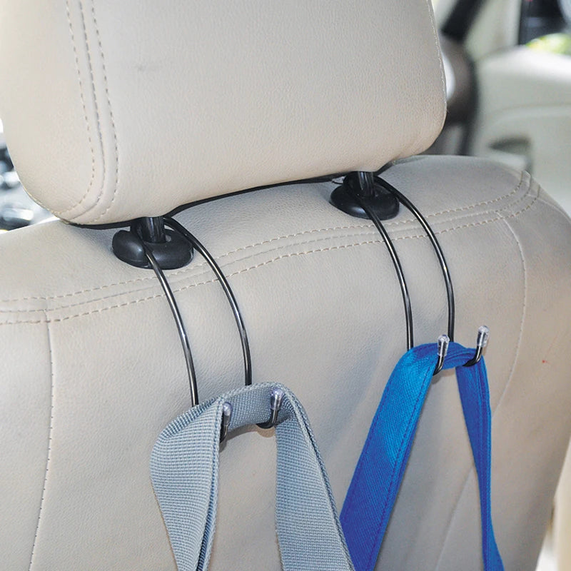 Auto Hidden Car Seat Hook for hanging handbags, shopping bags, and coats