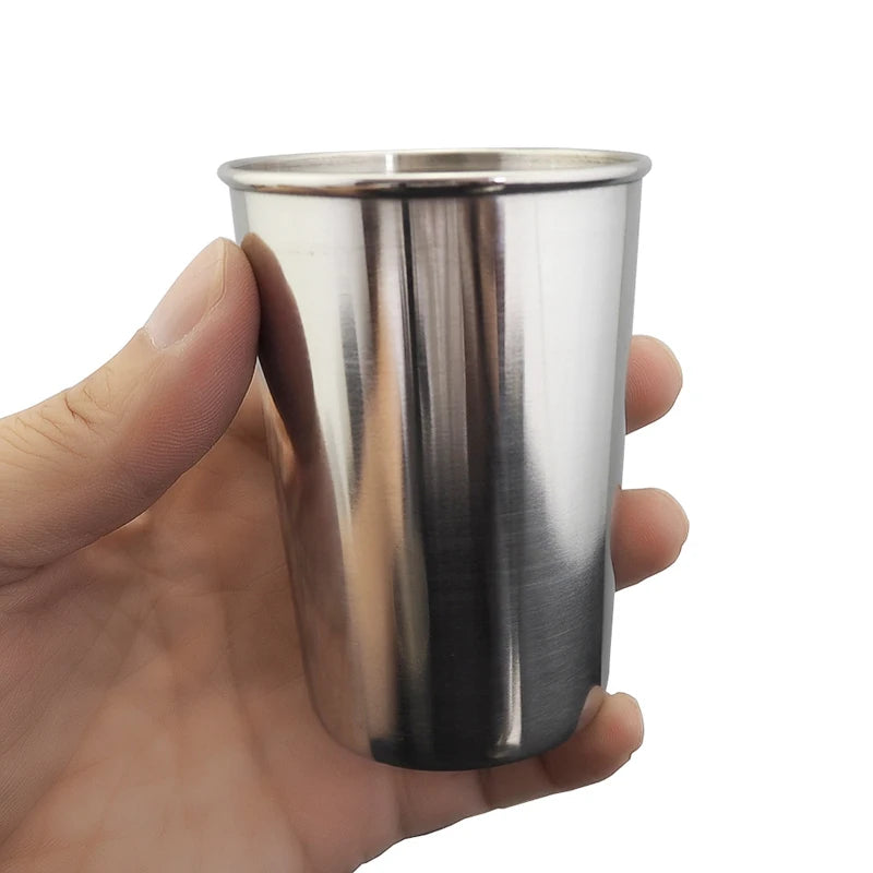 Stainless Steel Cups - Portable Drinkware Set