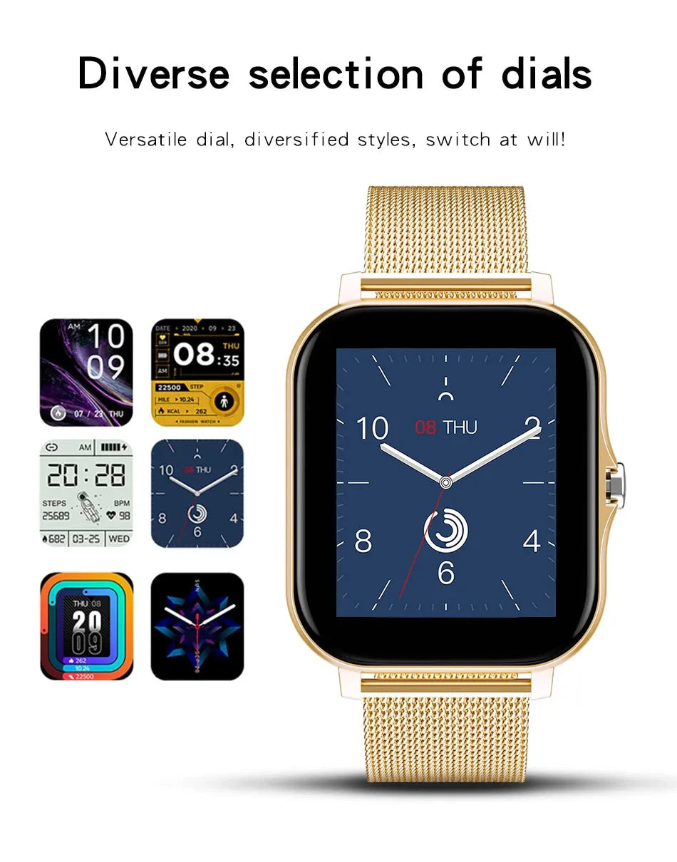 Hands-Free Bluetooth Call Smartwatch with advanced Bluetooth connectivity and fitness tracking. Stylish and functional design.