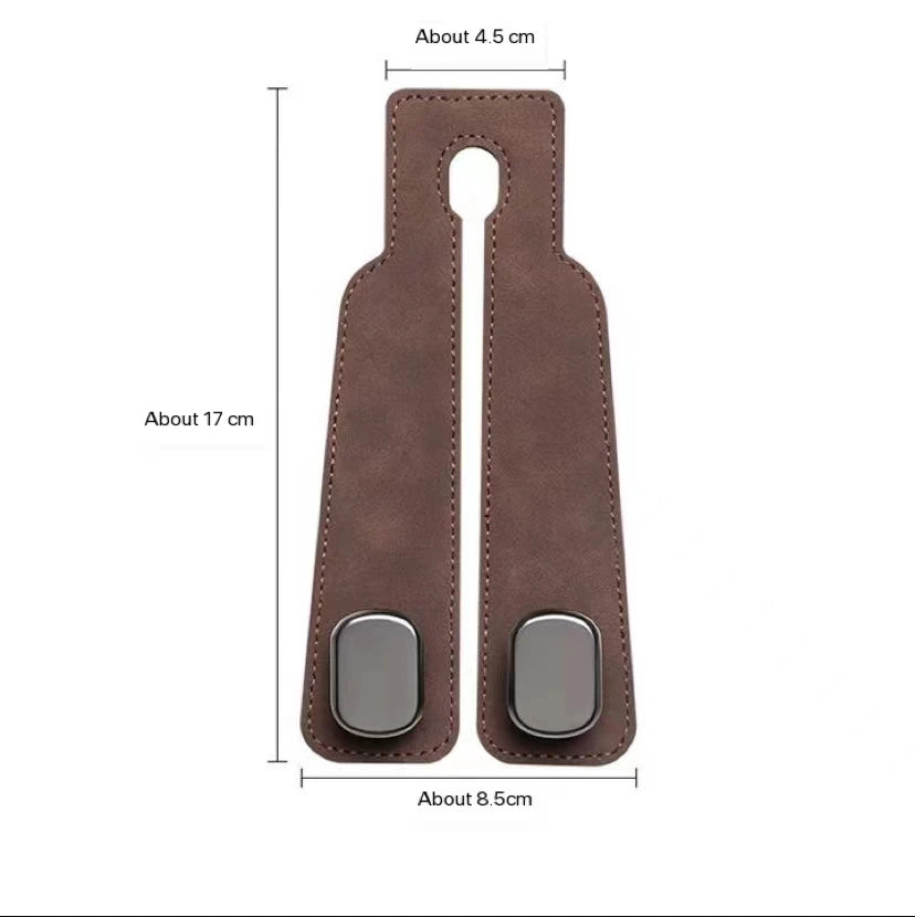 Double Hook Car Seat Holder - Car Bag Hook for Rear Seat