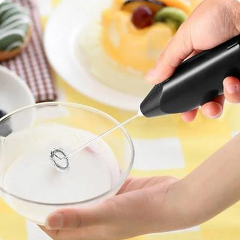 BALASHOV Handheld Electric Milk Frother – Battery-Powered Whisk for Coffee & More