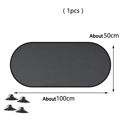 Universal Car Sunshade Covers with Folding Visor Reflector for UV Protection