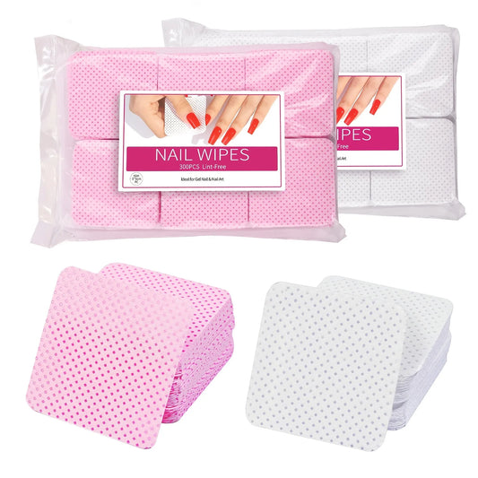 Non-woven nail polish remover wipes, ideal for quick and easy nail cleaning. Suitable for women and beauty salons.