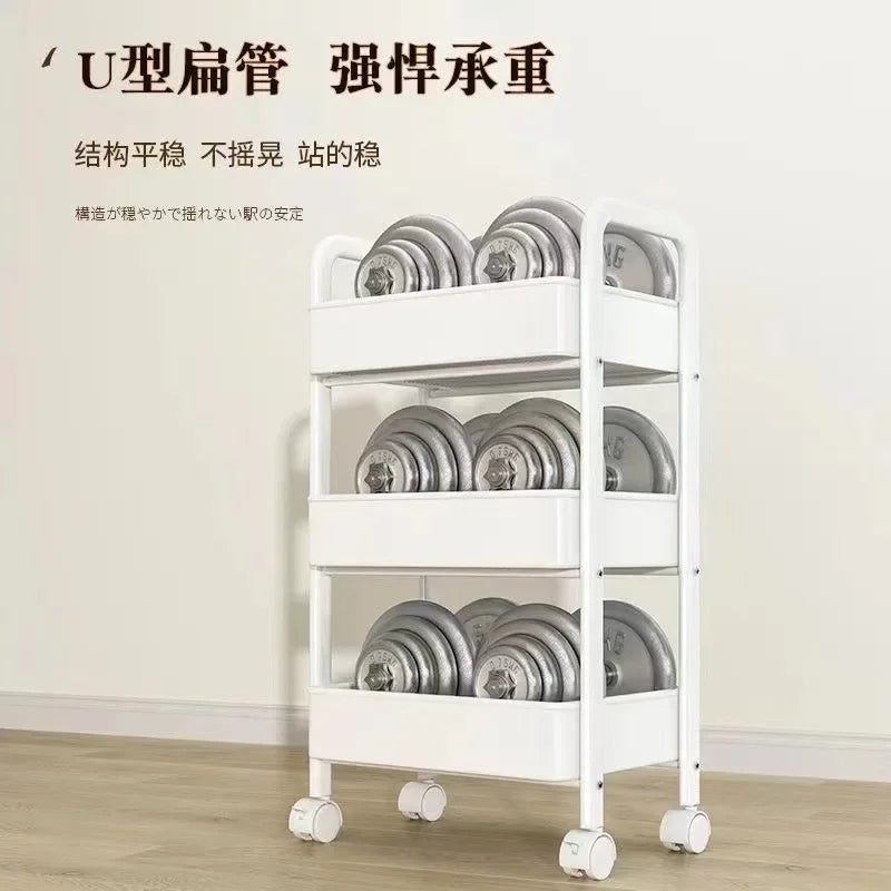 Multi-Layer Trolley Rack | Kitchen, Bathroom, Bedroom Storage