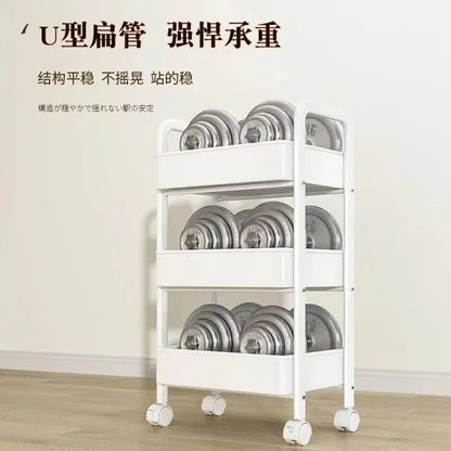 Multi-Layer Trolley Rack | Kitchen, Bathroom, Bedroom Storage