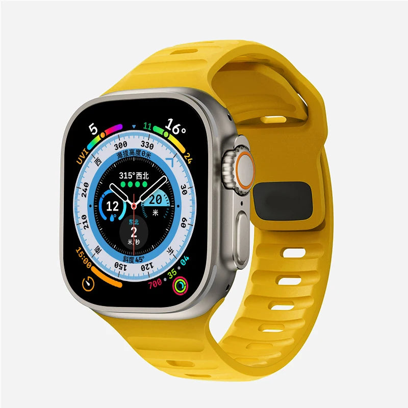 Soft Silicone Strap For Apple Watch