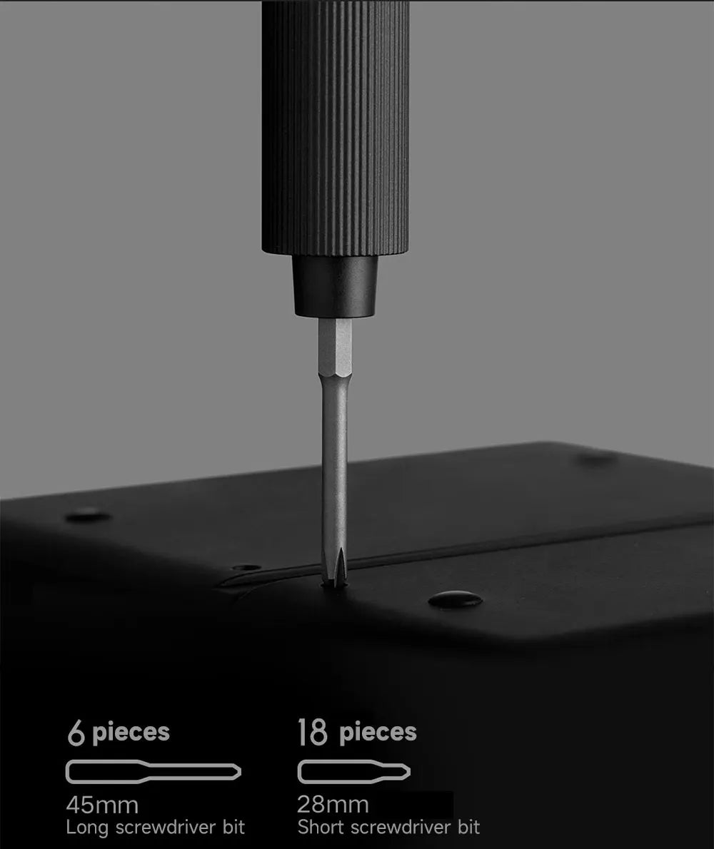 Xiaomi Mijia Electric Precision Screwdriver Kit with 24 Magnetic Bits