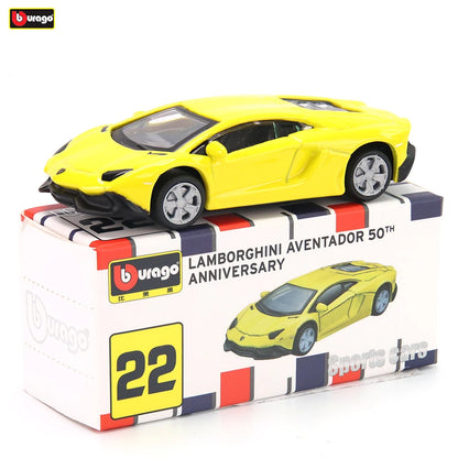 Bburago Lamborghini Aventador 50 Anniversary Car Model – Collectible Toy for Boys