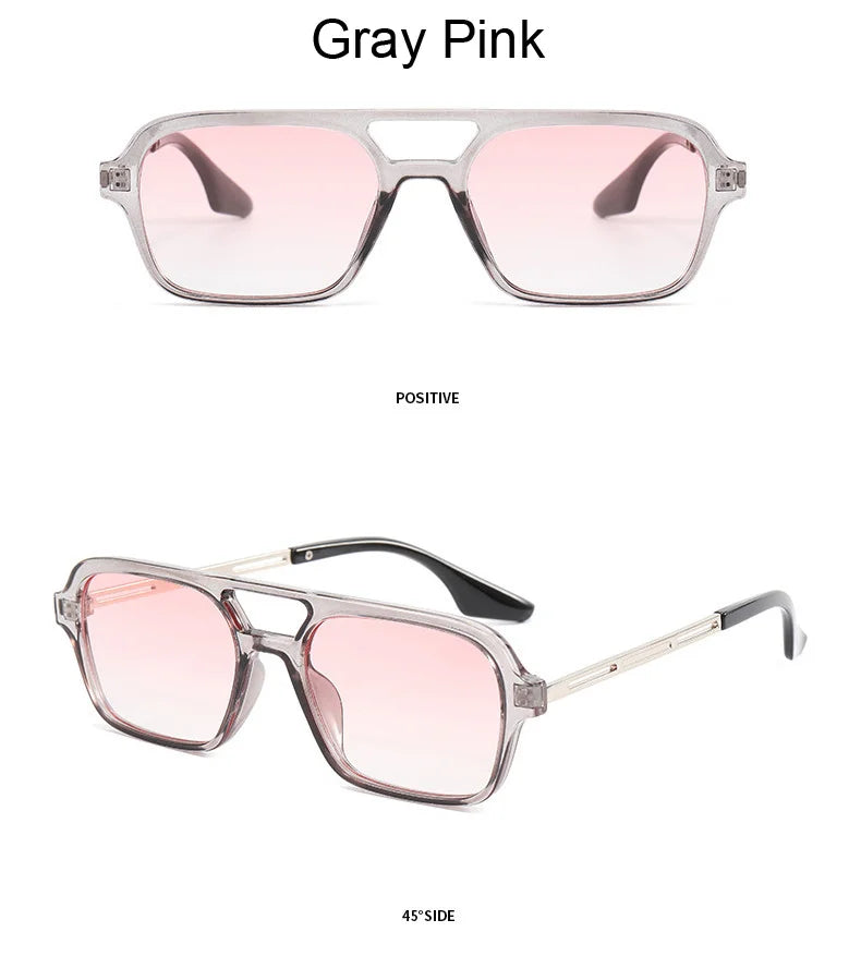 SHOPAHOLIC square sunglasses for women with UV400 mirror lenses and anti-reflective coating, featuring a durable plastic frame.