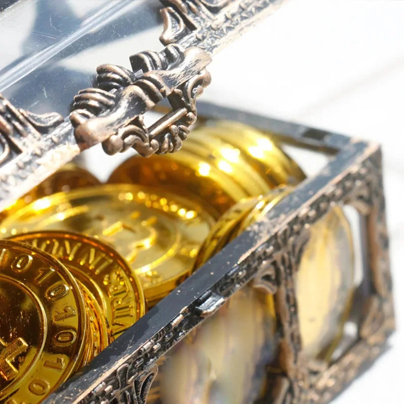 Transparent Pirate Treasure Jewelry Organizer Box