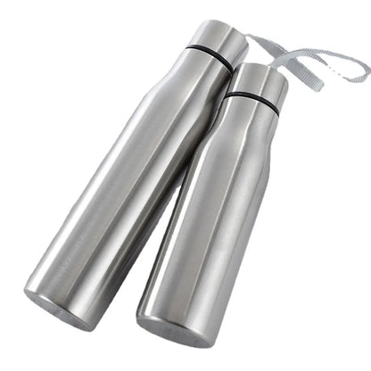 Durable stainless steel sport water bottle available in 500ml and 1000ml