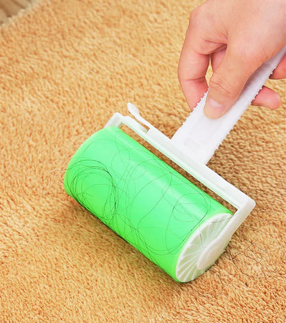 Washable Reusable Sticky Roller - Portable Pet Hair & Dust Remover for Home