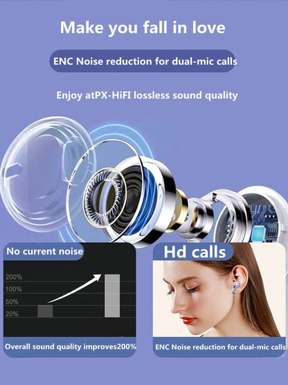 NEW Original Air Pro 6 TWS Wireless Headphones - Advanced Noise Cancellation