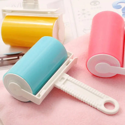 Washable Reusable Sticky Roller - Portable Pet Hair & Dust Remover for Home