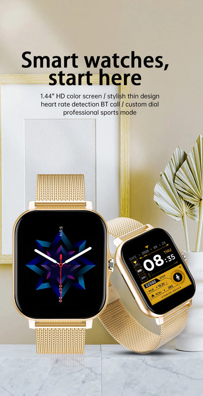 Color Screen Smartwatch with customizable dials, Bluetooth connectivity, and advanced tracking.