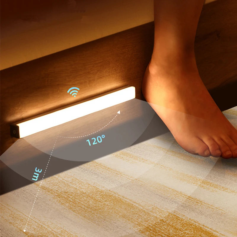 Wireless Motion Sensor LED Night Light | Rechargeable Cabinet Lamp