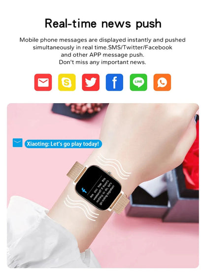 Hands-Free Bluetooth Call Smartwatch with advanced Bluetooth connectivity and fitness tracking. Stylish and functional design.