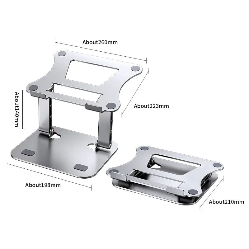 Adjustable Aluminum Laptop & Tablet Stand with Cooling Support for 11-17.5" Devices