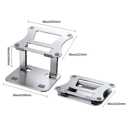 Adjustable Aluminum Laptop & Tablet Stand with Cooling Support for 11-17.5" Devices