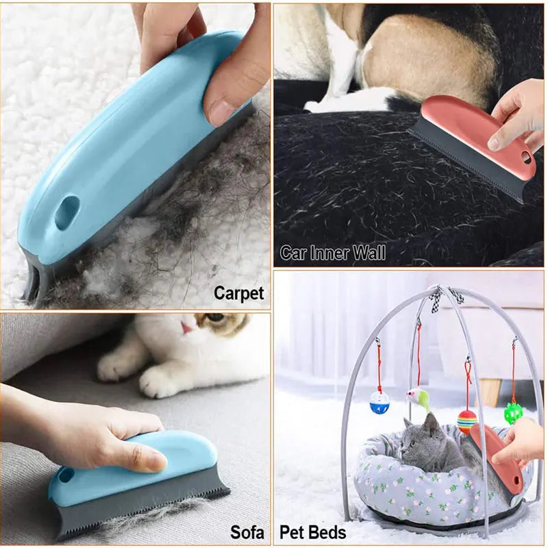 1Pc Multifunctional Hair Remover Brush - Portable Fuzz & Dust Cleaner