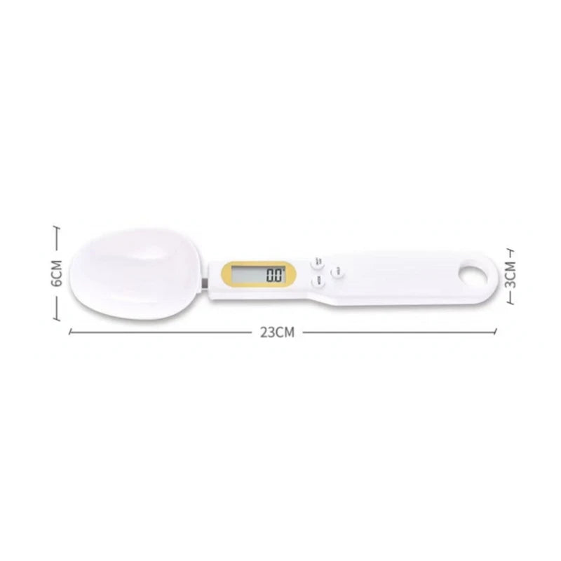 OIMG High-Precision Digital Weighing Spoon Scale, 0.1g-500g, LED Display