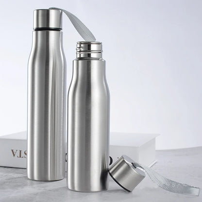 Durable stainless steel sport water bottle available in 500ml and 1000ml