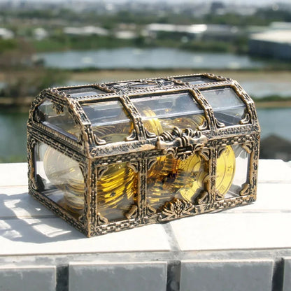 Transparent Pirate Treasure Jewelry Organizer Box