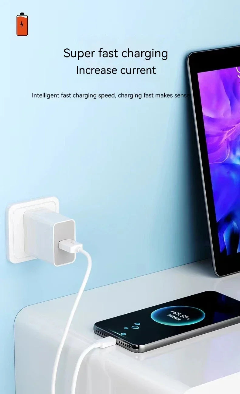 DIXSG 100W USB Type-C Cable designed for fast charging and data synchronization, compatible with Samsung S23, S22 Ultra, Huawei P30 Pro, Xiaomi, and OnePlus 6A. Durable design with USB A to Type-C connector.