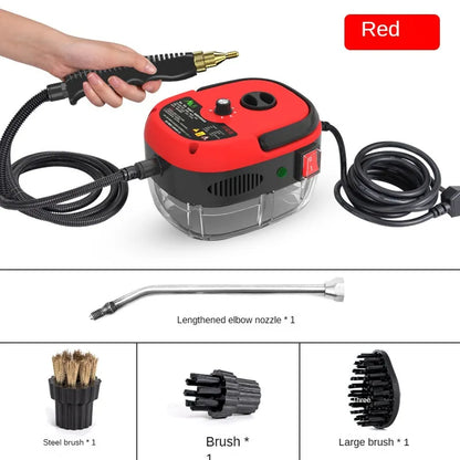 High Temperature Steam Cleaner - Handheld 2500W for Home & Car Cleaning