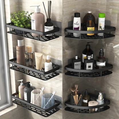 Aluminum Bathroom Shelf and Kitchen Organizer