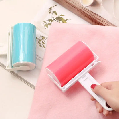 Washable Reusable Sticky Roller - Portable Pet Hair & Dust Remover for Home