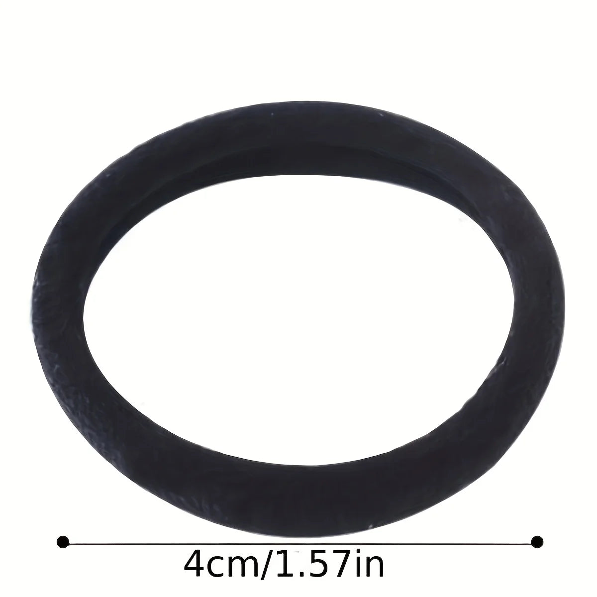 A set of 50/100 black hair bands made of high elastic polyester, perfect for women and girls.