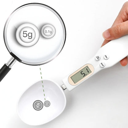 OIMG High-Precision Digital Weighing Spoon Scale, 0.1g-500g, LED Display