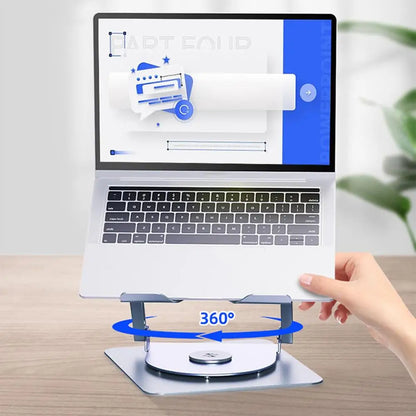 Aluminum Alloy Laptop Stand with Cooling Fan