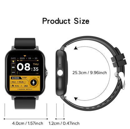 Color Screen Smartwatch with customizable dials, Bluetooth connectivity, and advanced tracking.