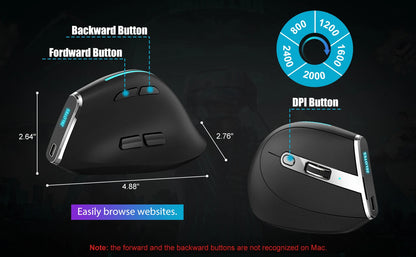 Lefon Bluetooth Vertical Mouse