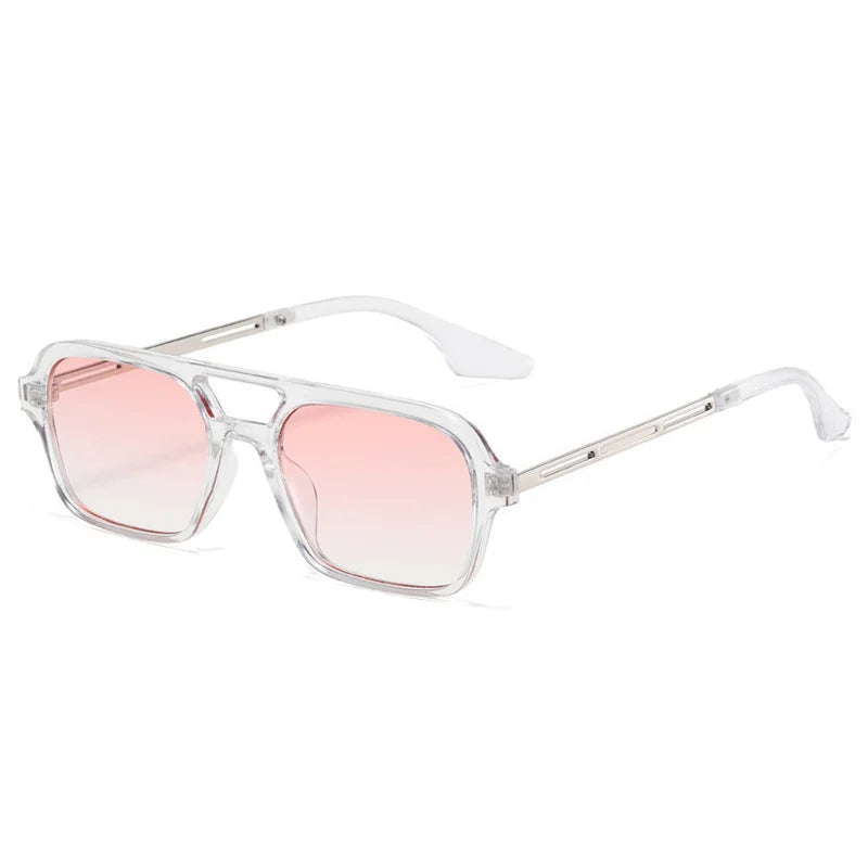 SHOPAHOLIC square sunglasses for women with UV400 mirror lenses and anti-reflective coating, featuring a durable plastic frame.