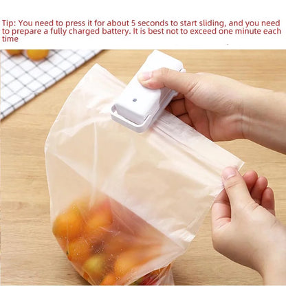 Portable Mini Heat Bag Sealing Machine - Handheld Food Package Sealer