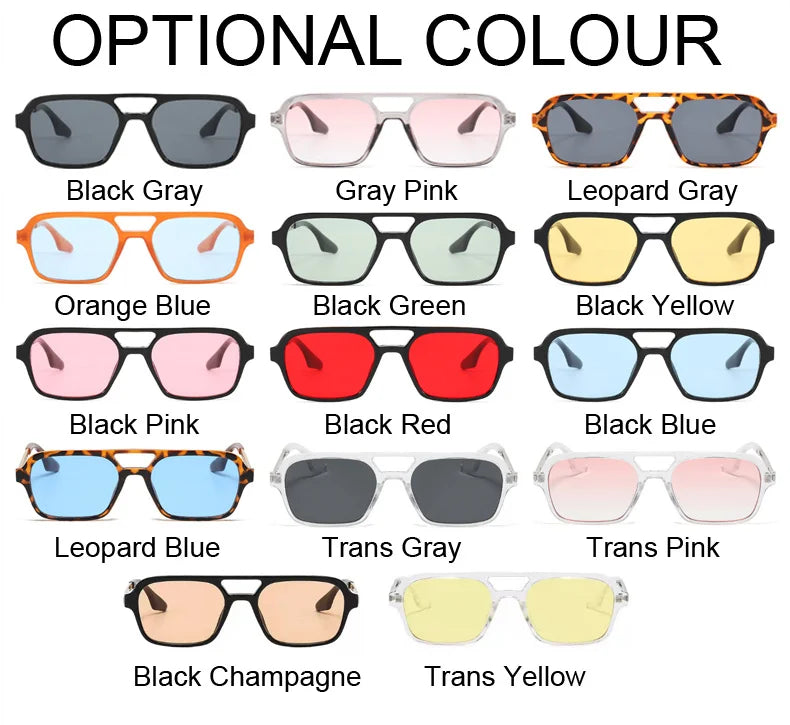 SHOPAHOLIC square sunglasses for women with UV400 mirror lenses and anti-reflective coating, featuring a durable plastic frame.